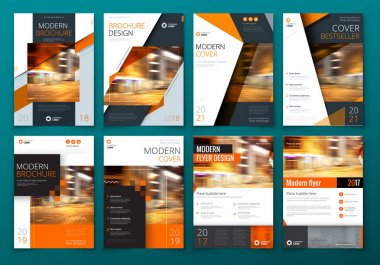 İş kapak tasarım Şablonlar / ayarla