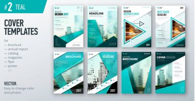 İş kapak tasarım Şablonlar / ayarla