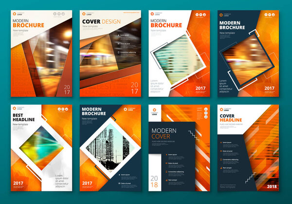 Набор шаблонов оформления бизнес-обложки
