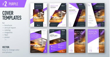 İş kapak şablonları broşür için ayarla