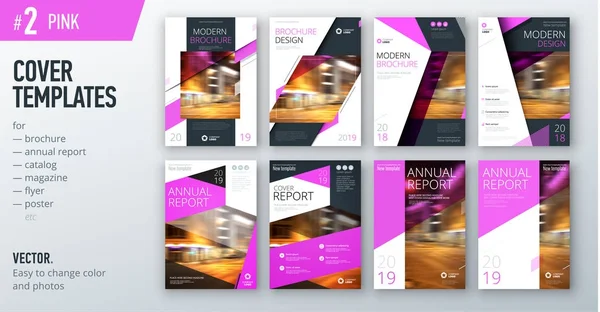 İş kapak şablonları broşür için ayarla