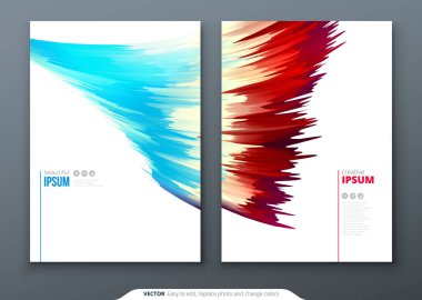 El ilanı şablonu düzeni tasarımı.