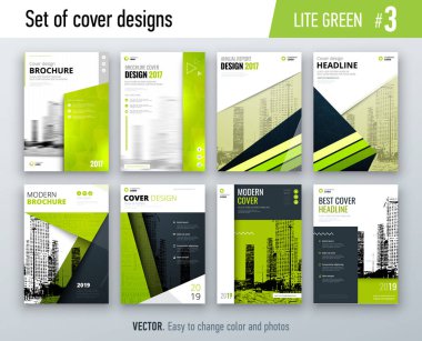 İş kapak tasarım Şablonlar / ayarla