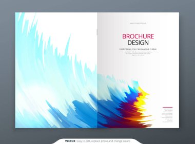 El ilanı şablonu düzeni tasarımı