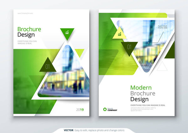 Дизайн шаблона брошюры. Годовой корпоративный бизнес-отчет, каталог, журнал, макет флаера. Творческая современная яркая концептуальная круглая форма
