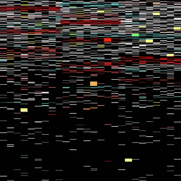 数字像素噪声抽象设计中的故障元素集 — 图库矢量图片