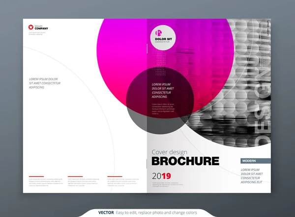 Concept Lumineux Moderne Créatif Forme Ronde — Image vectorielle