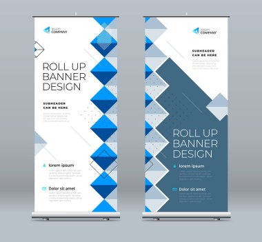İş Dünyası Pankartları. Sunumu başlat. Dikey rulo, x-stand, sergi. Konferans, forum için geri çekilebilir pankart standı veya bayrak tasarımı düzeni.
