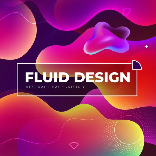 Projeto de fundo de cor líquida. gradiente de fluido molda a composição. Cartazes de design futurista. Vetor Eps10. — Vetor de Stock