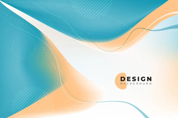 Diseño de fondo geométrico colorido. Composición de formas fluidas con degradados de moda. Eps10 vector . — Vector de stock