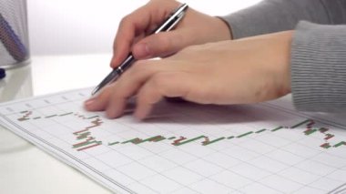 İşadamı rapor analiz eder.