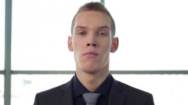 Genç işadamı, avukat, bankacı, Yöneticisi portresi