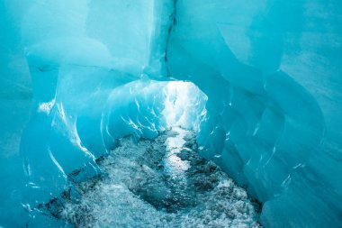 Mavi kristal buz Mağarası, Solheimajokull Buzulu