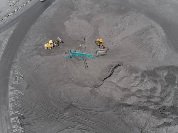 Open pit mine, breed sorting, mining coal, extractive industry