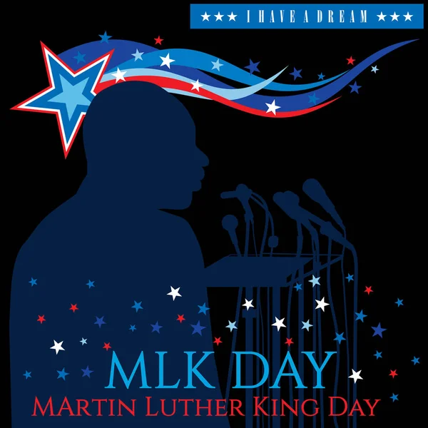 Resumen MLK Day illustration —  Fotos de Stock