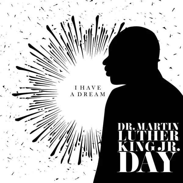 Illustrazione astratta del MLK Day — Foto Stock