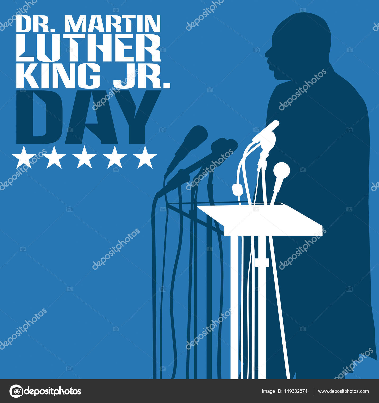 Martin luther king jr silhouette | Dr. Martin Luther King, Jr