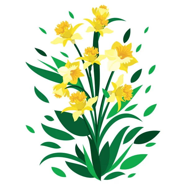 Μάτσο daffodils — Φωτογραφία Αρχείου