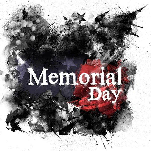 Memorial day poster — Stock Photo, Image