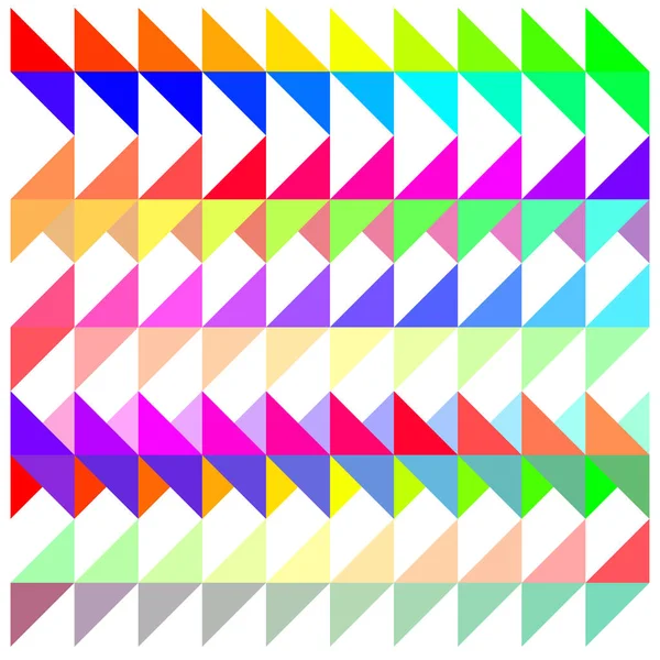 Abstract rainbow color triangles — Stock Photo, Image