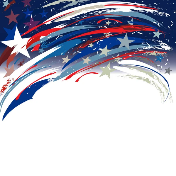 Patriotisches Kopfdesign der Vereinigten Staaten — Stockfoto