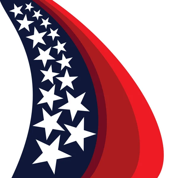 Patriotisches Design der Vereinigten Staaten — Stockfoto