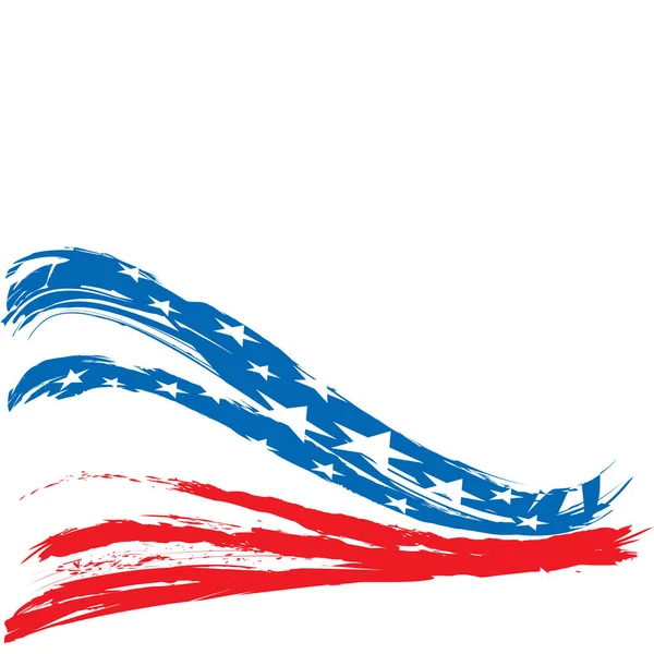 Förenta staterna patriotiska bakgrundsdesign — Stockfoto