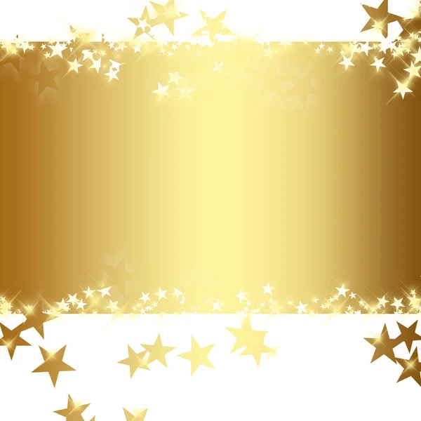 Gold background with gold stars