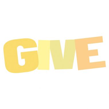 Vermek tipografik illüstrasyon izole bir beyaz arka plan üzerinde çoklu renklerde