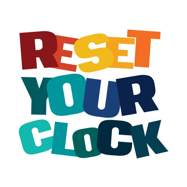 Illustration Clock Changes New York New York Usa Caption Reset — Stock Photo, Image