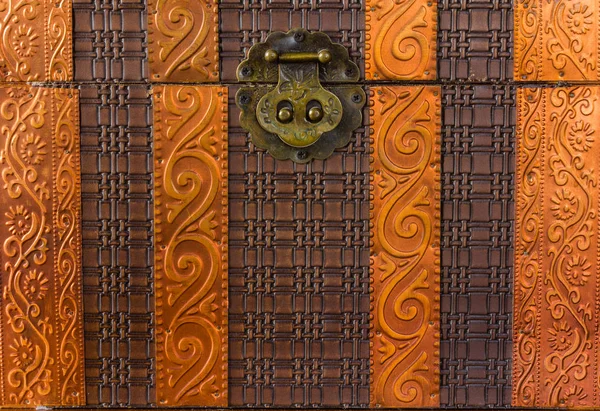 vintage bir sandık Close-Up