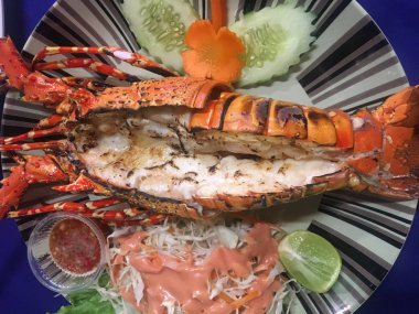 Delicious seafood on Koh Samui, Thailand