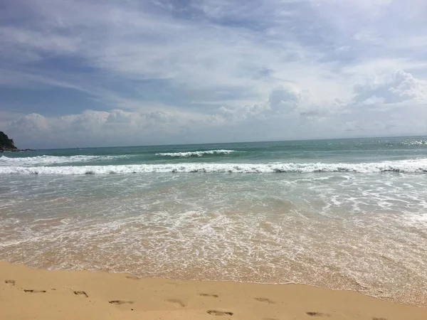 Όμορφη Παραλία Άμμου Koh Samui Ταϊλάνδη — Φωτογραφία Αρχείου