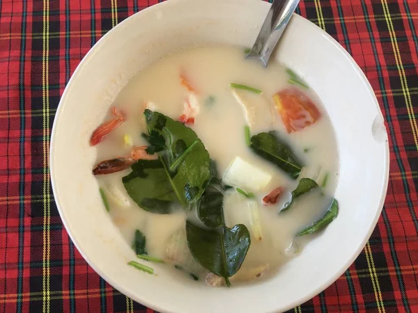 Coconut soup on Koh Samui, Thailand