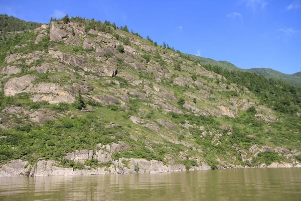 Lake Teletskoe Altay Rusland — Stockfoto