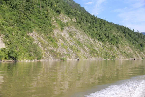 Teletskoe Gölü Nün Güzel Vahşi Doğası Altay — Stok fotoğraf