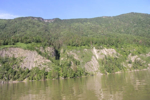 Bella Natura Selvaggia Del Lago Teletskoe Altay — Foto Stock