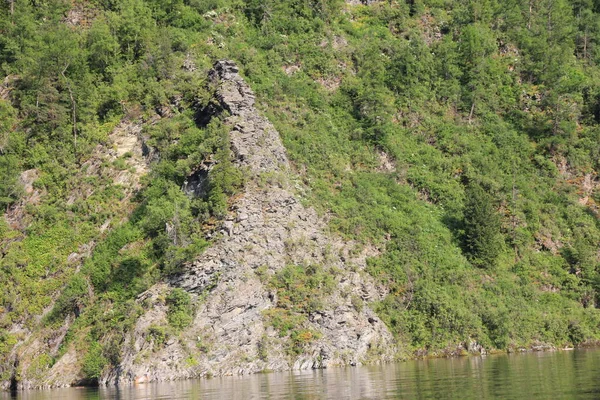 Altay dağlarında Teletskoe Gölü, Rusya
