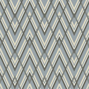 Geometrik zigzag dikişsiz desen. Vektör çizimi. Soyut etnik süs