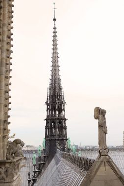 Notre-Dame Katedrali Paris, yaz aylarında Fransa sermaye mimarisi
