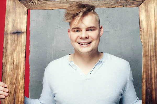 Young funky man posing. — Stock Photo, Image