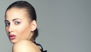 genç kadın portre Güzellik Portresi.