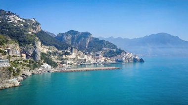 İtalya güzel Amalfi coast köy.