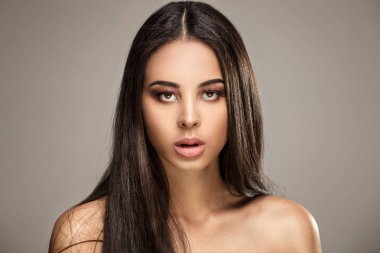 Afrika glamour kız Güzellik Portresi.