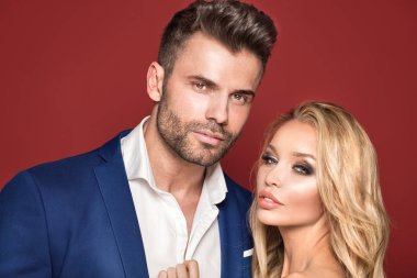 Birlikte poz güzel zarif Çift.