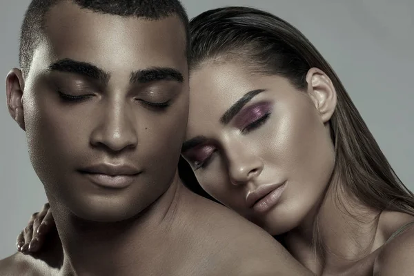 Güzellik portre çekici çift.