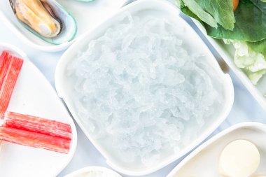 erişte yemek suki ayarla, Japon restoranları, çorba, Tay tarzında besindir