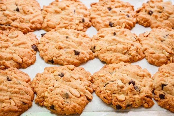 Cookies aux pépites de chocolat. — Photo