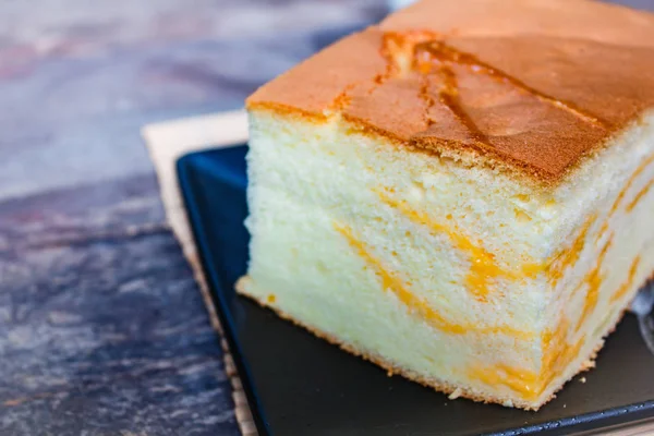 Popular Taiwanese styled sponge cake, Taiwanese fluffy egg spong — Stock Photo, Image