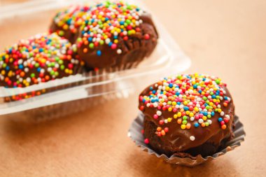 süslü çikolata topu.